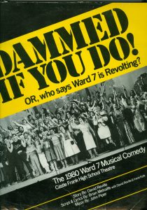 Cover of playbill for "Dammed If You Do!"