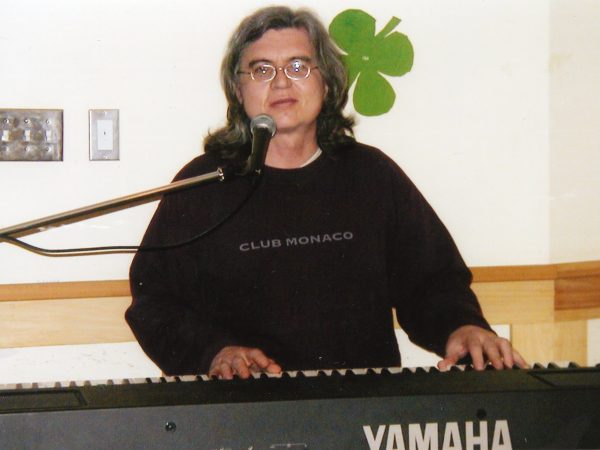 Man on keyboard at PARC Drop-IN